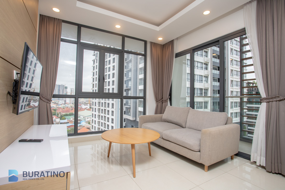 1 Bedroom Services Apartment For Rent - Tonle Bassac, Phnom Penh-2