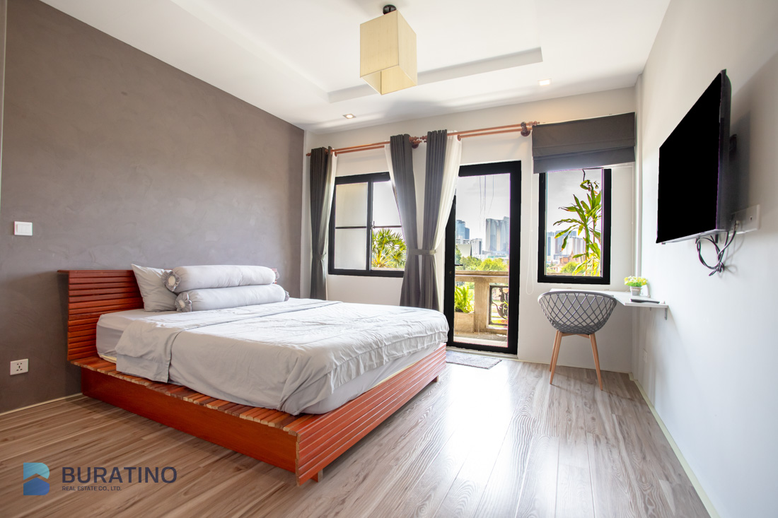 1 Bedroom Apartment For Rent - Phsar Kandal Ti 1, Phnom Penh-10