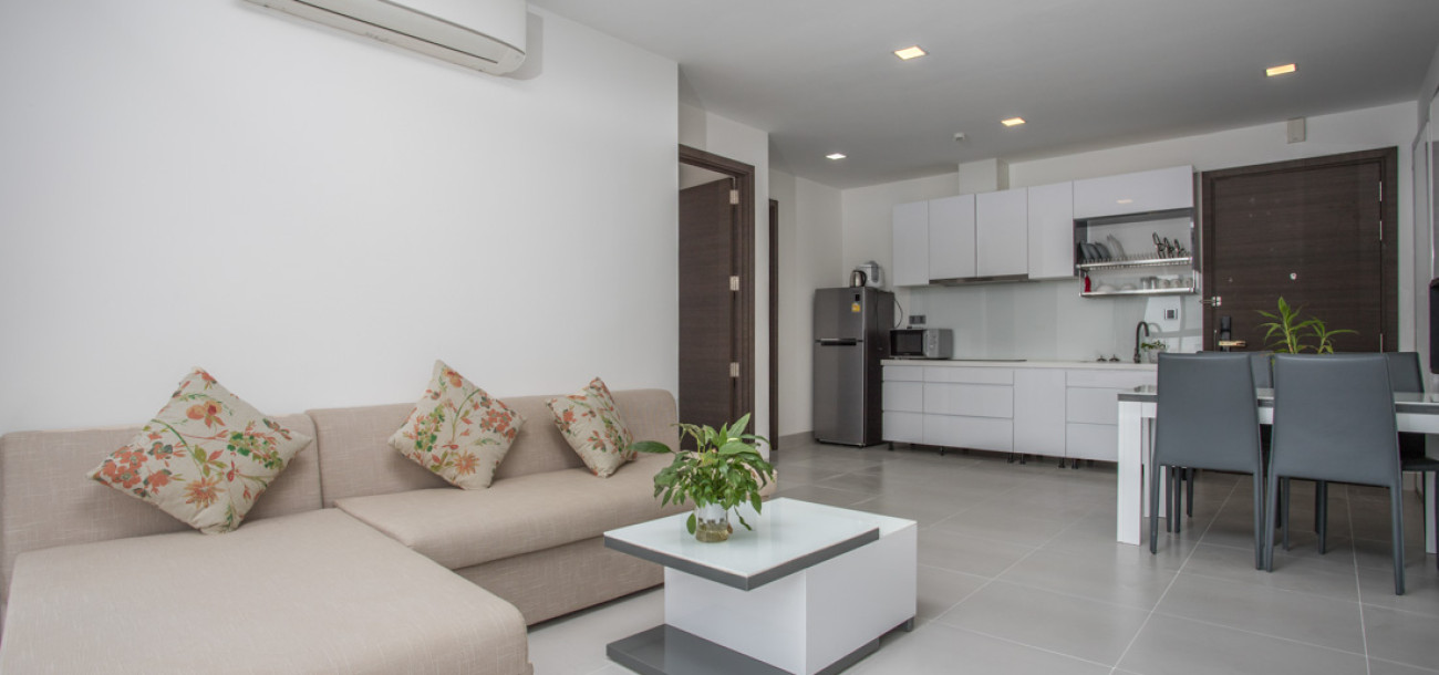 One Bedroom Services Apartment For Rent - Tonle Bassac, Phnom Penh-6