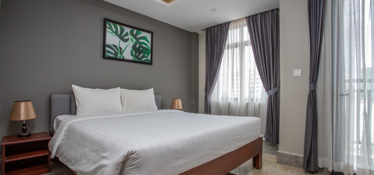 One Bedroom Services Apartment For Rent - BKK2, Phnom Penh-5