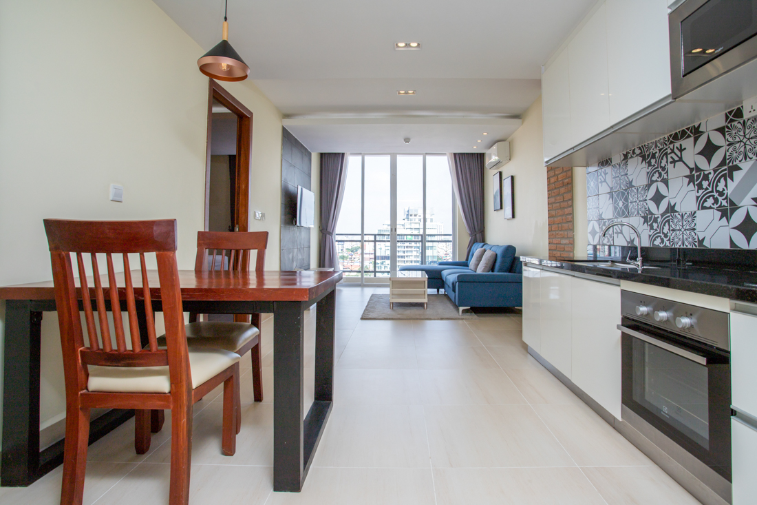 1 Bedroom Services Apartment For Rent - Tonle Bassac, Phnom Penh-4