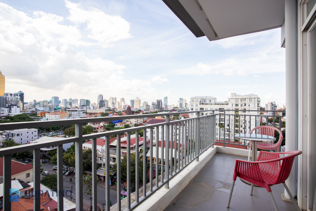 1 Bedroom Services Apartment For Rent - Tonle Bassac, Phnom Penh-7
